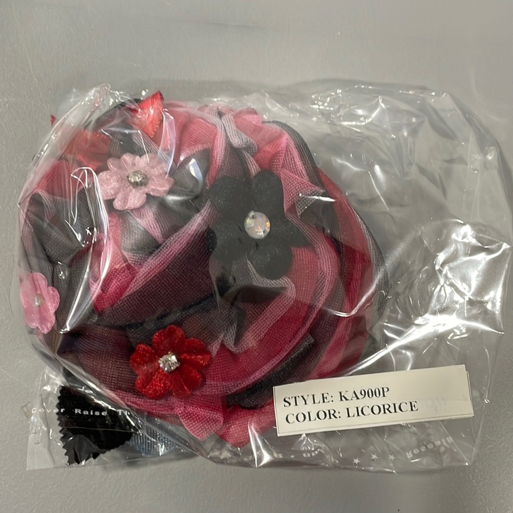 NWT Kaiya Eve Girls Tulle Licorice Floral Pin
